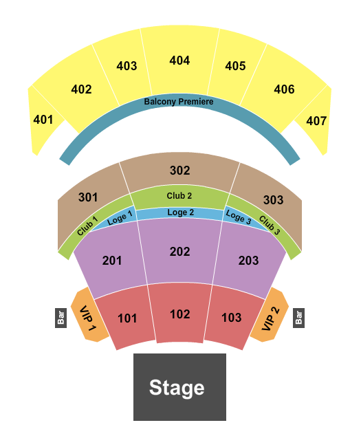 The Venue At Thunder Valley Casino Reba Seating Chart